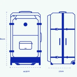 Valise souple 2 roues Large Getaria