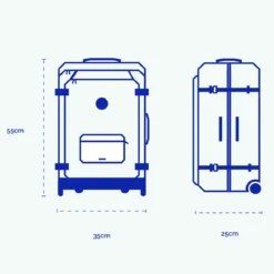 Valise souple 2 roues Small Zante